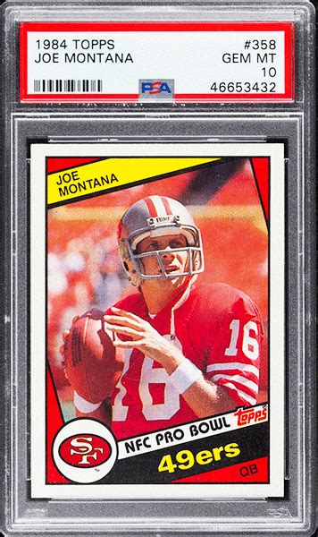 Joe Montana 358 value